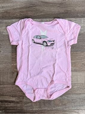 Pink Pontiac G8 GT Graphic Baby One-Piece